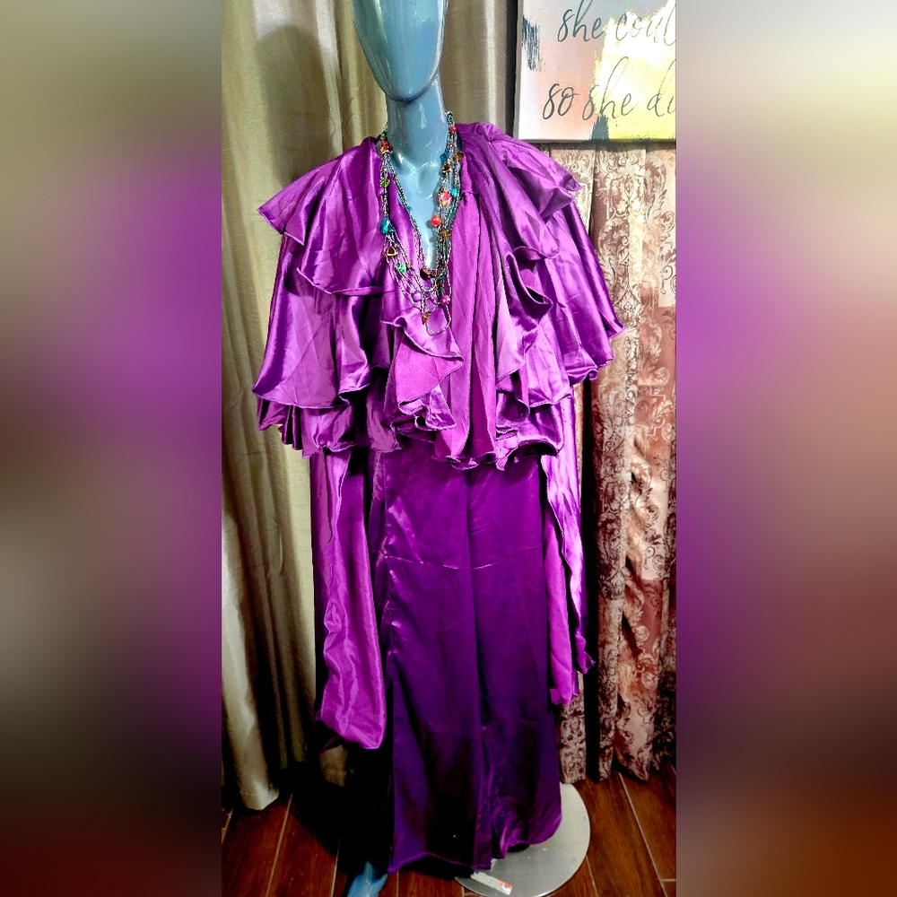 Xpluswear Purple Pant Set